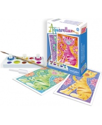 Mini Akvarelės rinkinys - Katės