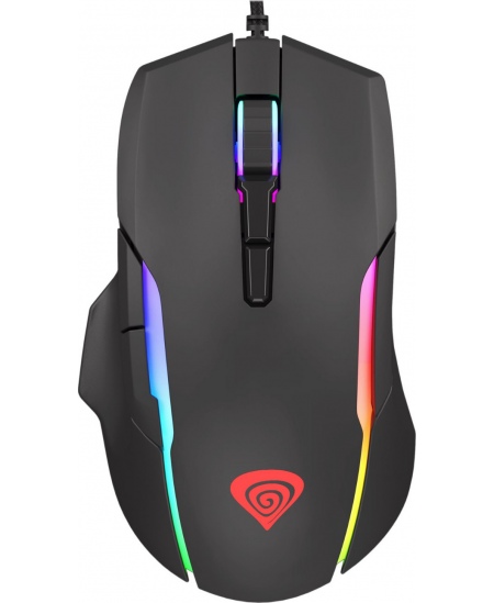 GENESIS Xenon 220 Gaming Mouse, 500 - 6400DPI, Wired, Black | Genesis