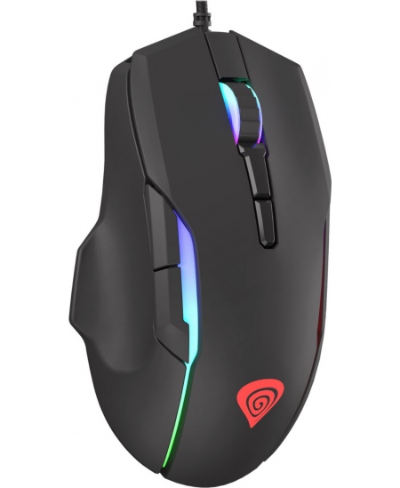 GENESIS Xenon 220 Gaming Mouse, 500 - 6400DPI, Wired, Black | Genesis