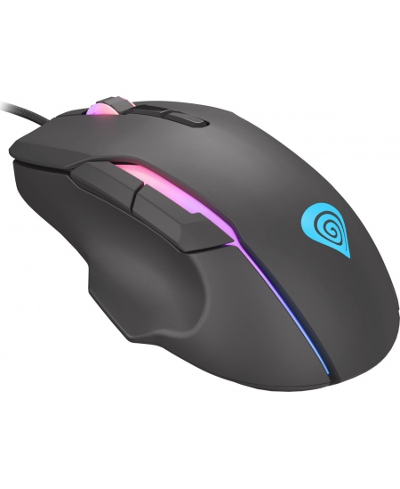 GENESIS Xenon 220 Gaming Mouse, 500 - 6400DPI, Wired, Black | Genesis