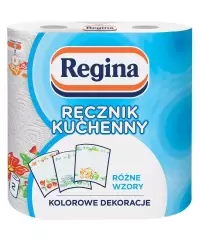 Virtuviniai popieriniai rankšluosčiai REGINA, 2 ritiniai