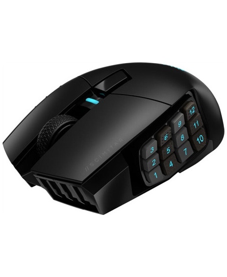 Corsair | Gaming Mouse | SCIMITAR ELITE RGB | Wireless Gaming Mouse | Optical | Gaming Mouse | Black | Yes