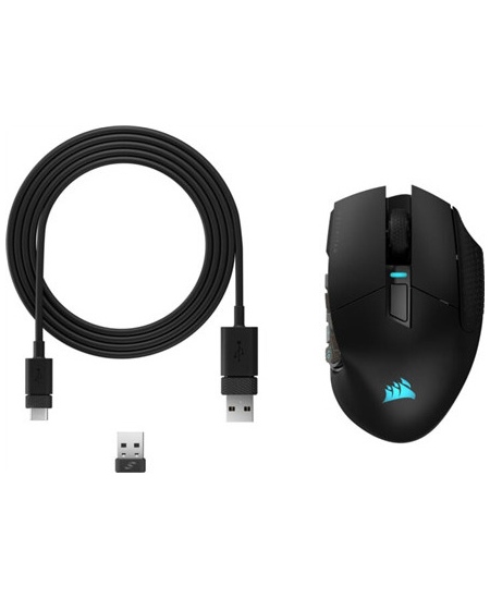 Corsair | Gaming Mouse | SCIMITAR ELITE RGB | Wireless Gaming Mouse | Optical | Gaming Mouse | Black | Yes