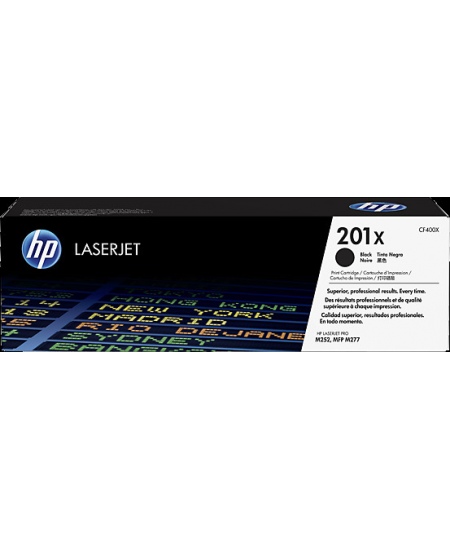 HP No.201X HC (CF400X), juoda kasetė