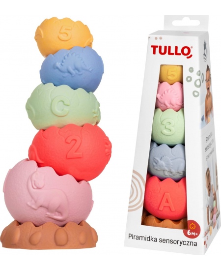 Piramidė TULLO, sensorinė, be skilučių