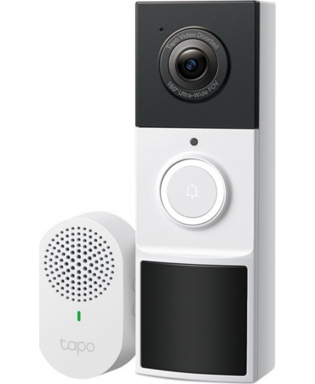 TP-LINK Video Doorbell Camera | Tapo D210 | 3 MP | 1.18mm/F1.8 | IP65 | H.264 | Micro SD, Max. 512