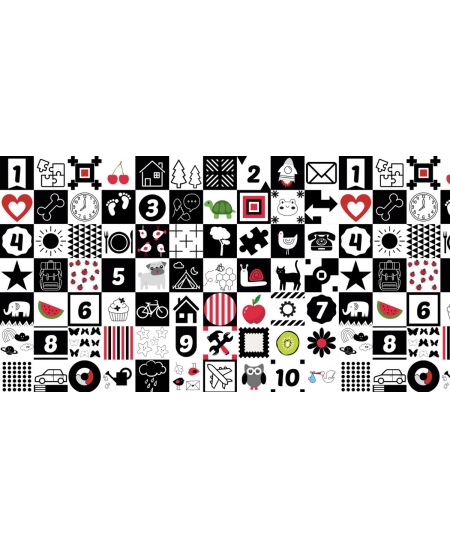 Bocioland minkštas lankstomas žaidimų kilimėlis 150x200 cm miestas BL122