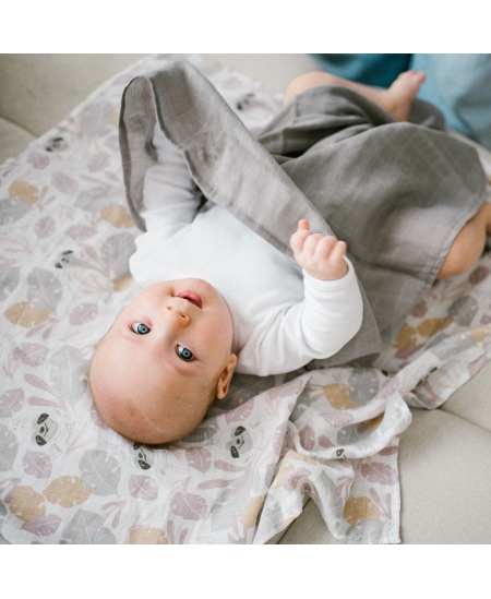 BabyOno vystyklai medvilniniai 3 vnt pilki 348/10