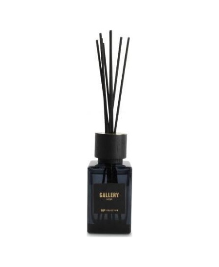 Namų kvapas Gallery Noir, su lazdelėmis/stikle, 120 ml, H 12,5 cm, vnt