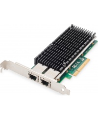 Digitus | 10Gbps Dual Port Ethernet Server adapter PCIe X8, Intel X540 BT2 | DN-10163