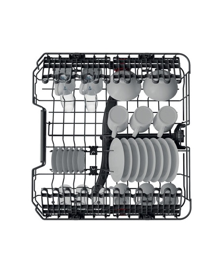 Whirlpool Dishwasher | W0I D751A X | Built-in | Width 59.8 cm | Number of place settings 14 | Number of programs 11 | Energy eff