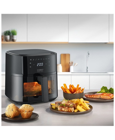 Caso Designer Air Fryer | AirFry 6.0 | Power 1700 W | Capacity 6 L | Black