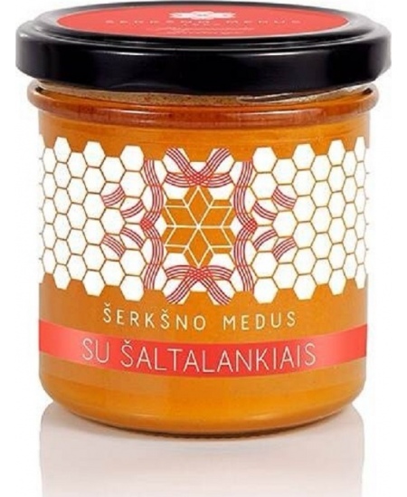 Medus ŠERKŠNO, su šaltalankiais, 200 g