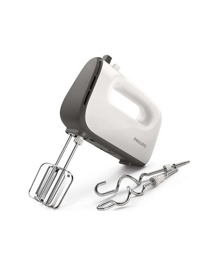 Philips | Mixer | HR3740/00 | Hand Mixer | 450 W | Number of speeds 5 | Turbo mode | White/Grey