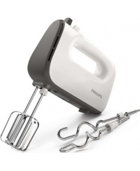 Philips | Mixer | HR3740/00 | Hand Mixer | 450 W | Number of speeds 5 | Turbo mode | White/Grey