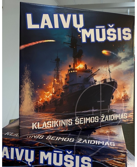 Žaidimas TACTIC „Laivų mūšis“ (Lietuvių kalba)