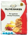 Duonos traškučiai OLIVE BAKES, paprikos skonio, 80 g