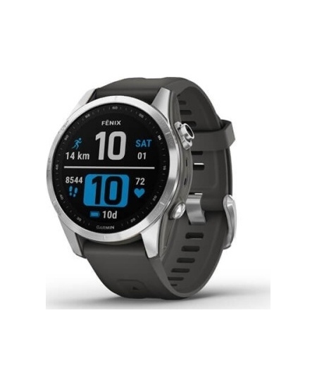 Garmin Fenix 7S Išmanusis laikrodis Standard Edition Silver/Graphite 42mm