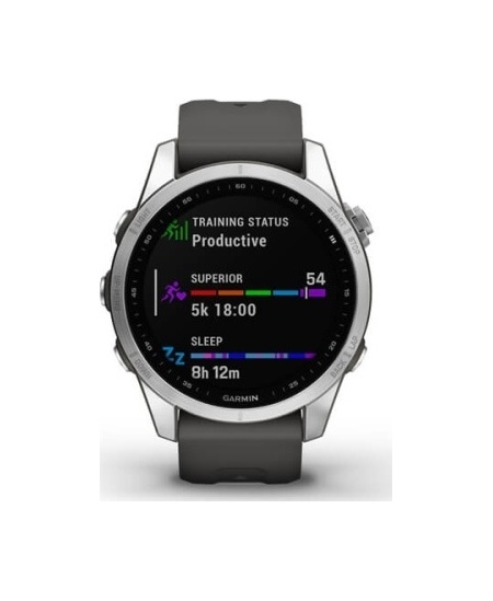 Garmin Fenix 7S Išmanusis laikrodis Standard Edition Silver/Graphite 42mm