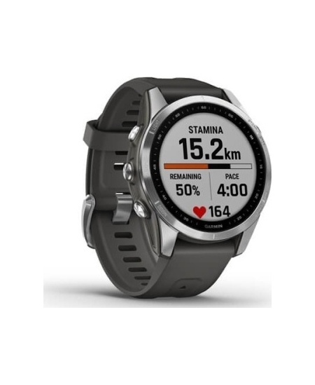 Garmin Fenix 7S Išmanusis laikrodis Standard Edition Silver/Graphite 42mm