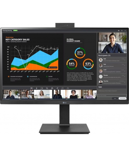 LG | 27BQ75QC-B | 27 " | IPS | 16:9 | 75 Hz | 5 ms | 2560 x 1440 pixels | 350 cd/m²