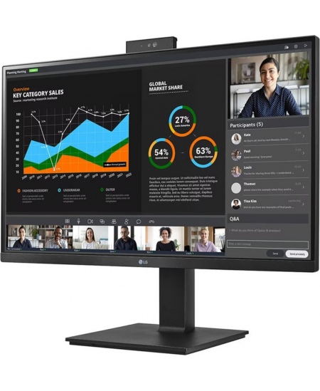 LG | 27BQ75QC-B | 27 " | IPS | 16:9 | 75 Hz | 5 ms | 2560 x 1440 pixels | 350 cd/m²