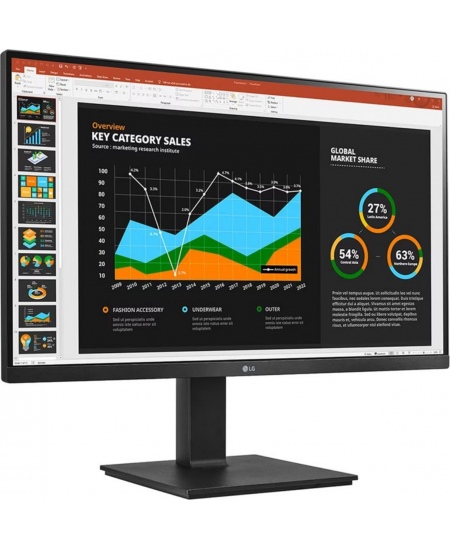 LG | 27BQ75QC-B | 27 " | IPS | 16:9 | 75 Hz | 5 ms | 2560 x 1440 pixels | 350 cd/m²