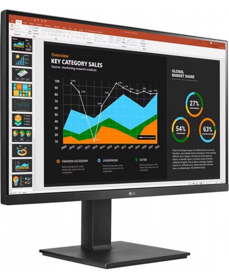 LG | 27BQ75QC-B | 27 " | IPS | 16:9 | 75 Hz | 5 ms | 2560 x 1440 pixels | 350 cd/m²