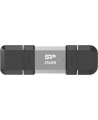 Silicon Power Dual USB Drive | Mobile C51 | 256 GB | USB Type-A and USB Type-C | Silver