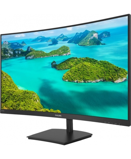 Philips | Curved LCD Monitor | 241E1SCA/00 | 24 " | VA | FHD | 16:9 | 75 Hz | 5 ms | 1920 x 1080 pixels | 250 cd/m² | HDMI