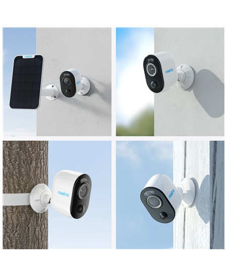 Reolink | Wi-Fi Security Camera with Motion Spotlight and Solar Panel | Argus Series B330 | Bullet | 4 MP | Fixed lens | IP65 | 