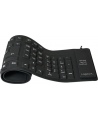 Logilink | Flexible waterproof Keyboard USB + PS/2 | ID0019A | Flexible keyboard | Wired | DE | Black