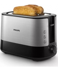 Philips | Toaster | HD2637/90 Viva Collection | Number of slots 2 | Housing material  Metal/Plastic | Black