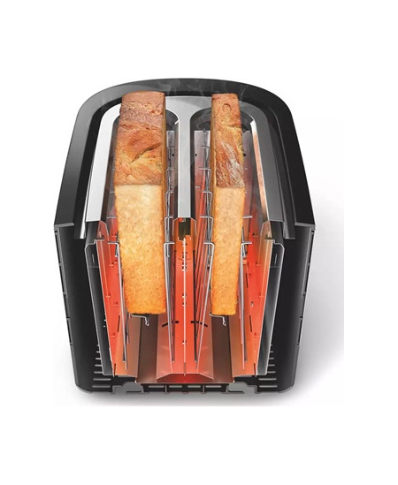 Philips | Toaster | HD2637/90 Viva Collection | Number of slots 2 | Housing material  Metal/Plastic | Black