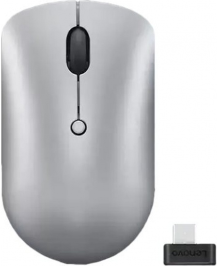 Lenovo | Wireless Compact Mouse | 540 | Red optical sensor | Wireless | 2.4G Wireless via USB-C receiver | Cloud Grey | 1 year(s