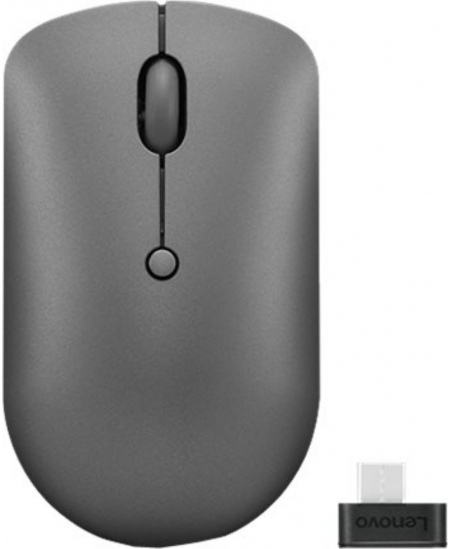 Lenovo | Wireless Compact Mouse | 540 | Red optical sensor | Wireless | 2.4G Wireless via USB-C receiver | Storm Grey | 1 year(s