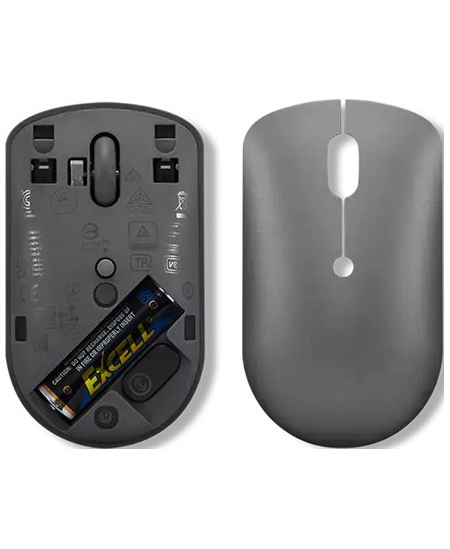 Lenovo | Wireless Compact Mouse | 540 | Red optical sensor | Wireless | 2.4G Wireless via USB-C receiver | Storm Grey | 1 year(s