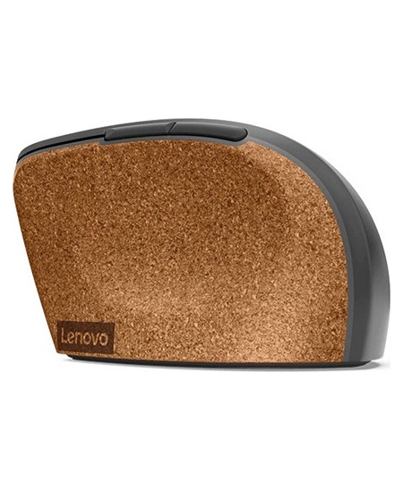 Lenovo | Go Wireless Vertical Mouse | Wireless optical | USB-A | Grey