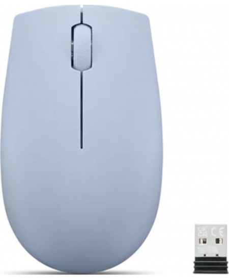 Lenovo | Compact Mouse with battery | 300 | Wireless | Frost Blue