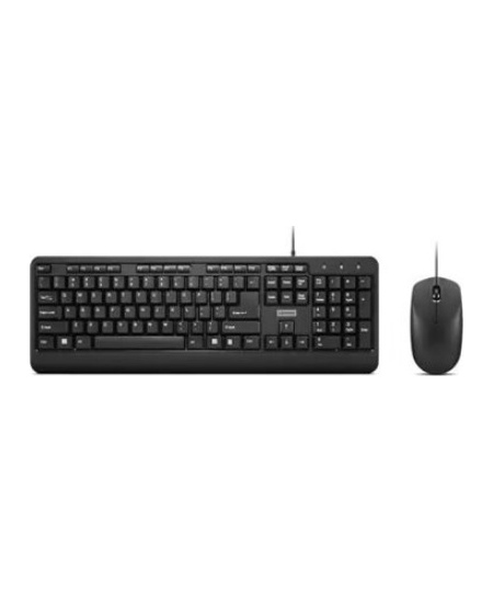 Lenovo | 160 Combo | Keyboard | Wired | Mouse included | US | Black | USB-A 2.0