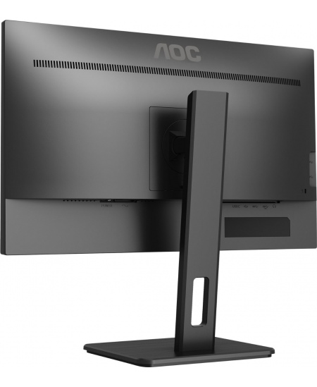 AOC Monitor U27P2 27 ", IPS, UHD, 3840 x 2160, 16:9, 4 ms, 350 cd/m², Black, Headphone out (3.5mm), 60 Hz