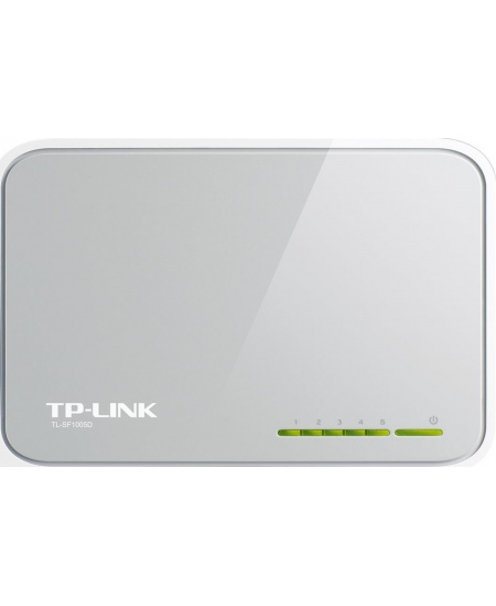 TP-LINK Switch TL-SF1005D Unmanaged, Desktop, 10/100 Mbps (RJ-45) ports quantity 5, Power supply type External