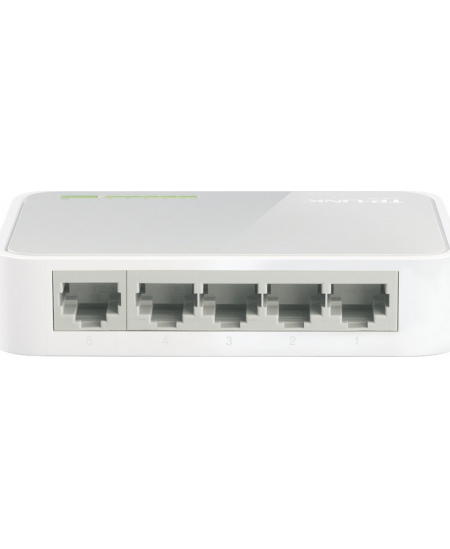TP-LINK Switch TL-SF1005D Unmanaged, Desktop, 10/100 Mbps (RJ-45) ports quantity 5, Power supply type External