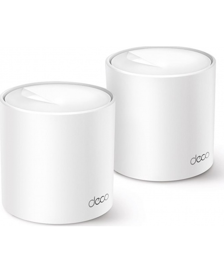 AX1500 Whole Home Mesh Wi-Fi 6 System | Deco X10 (2-pack) | 802.11ax | 10/100/1000 Mbit/s | Ethernet LAN (RJ-45) ports 1 | Mesh 