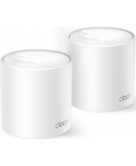 AX1500 Whole Home Mesh Wi-Fi 6 System | Deco X10 (2-pack) | 802.11ax | 10/100/1000 Mbit/s | Ethernet LAN (RJ-45) ports 1 | Mesh 