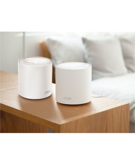 AX1500 Whole Home Mesh Wi-Fi 6 System | Deco X10 (2-pack) | 802.11ax | 10/100/1000 Mbit/s | Ethernet LAN (RJ-45) ports 1 | Mesh 