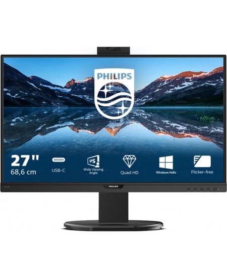 Philips | LCD Monitor | 276B9H/00 | 27 " | IPS | FHD | 16:9 | 75 Hz | 4 ms | 2560 x 1440 | 350 cd/m² | Audio output | HDMI