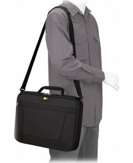 Case Logic VNCI215 Fits up to size 15.6 ", Black, Shoulder strap, Messenger - Briefcase