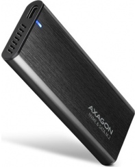 AXAGON External USB-C 3.2 Gen 2 metal box for M.2 NVMe & SATA SSD disks