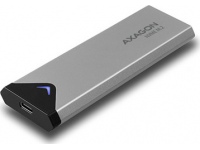 AXAGON External SuperSpeed+ USB-C metal box for M.2 NVMe SSD disks having sizes of up 42 to 80 mm